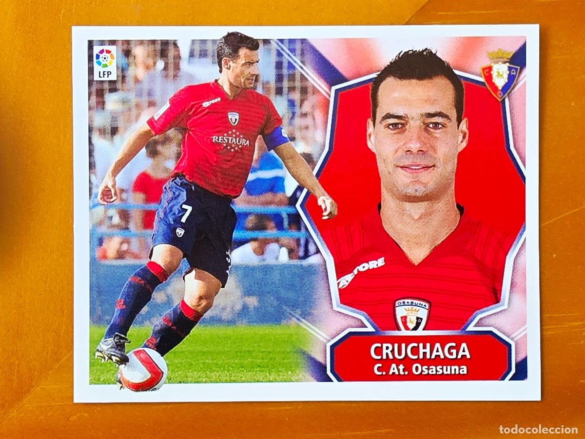 Fu&szlig;ball-Sticker: C&eacute;sar Cruchaga, CA Osasuna, Panini Ediciones Liga Este 2008 2009 08 09, sin pegar