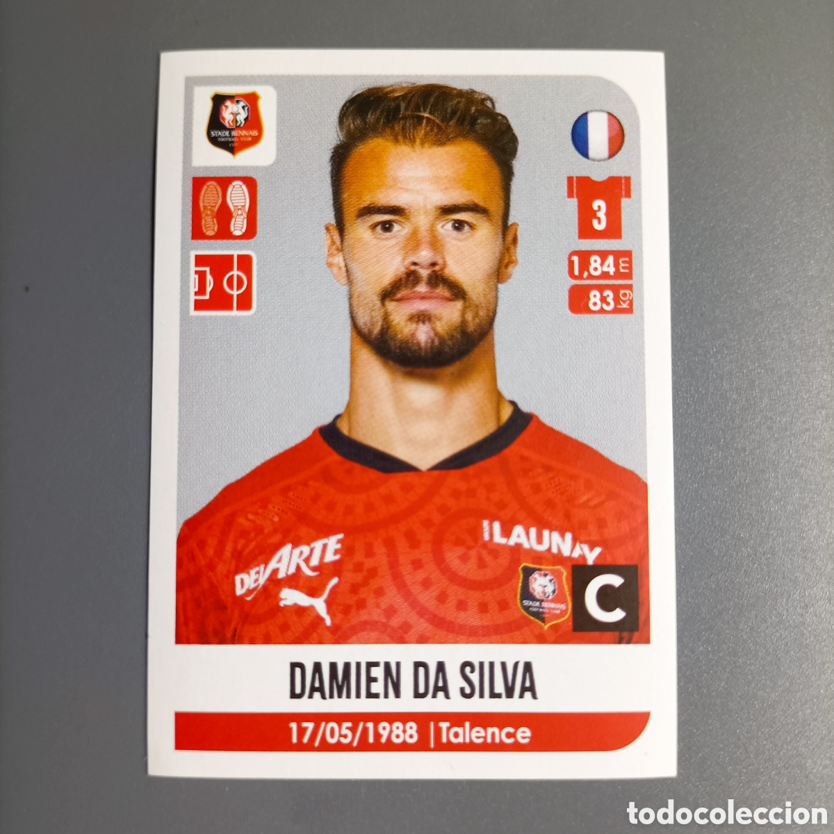 Fu&szlig;ball-Sticker: PANINI FOOT 2020-2021, LIGUE 1 FRANCIA (STADE RENNAIS FC) №456