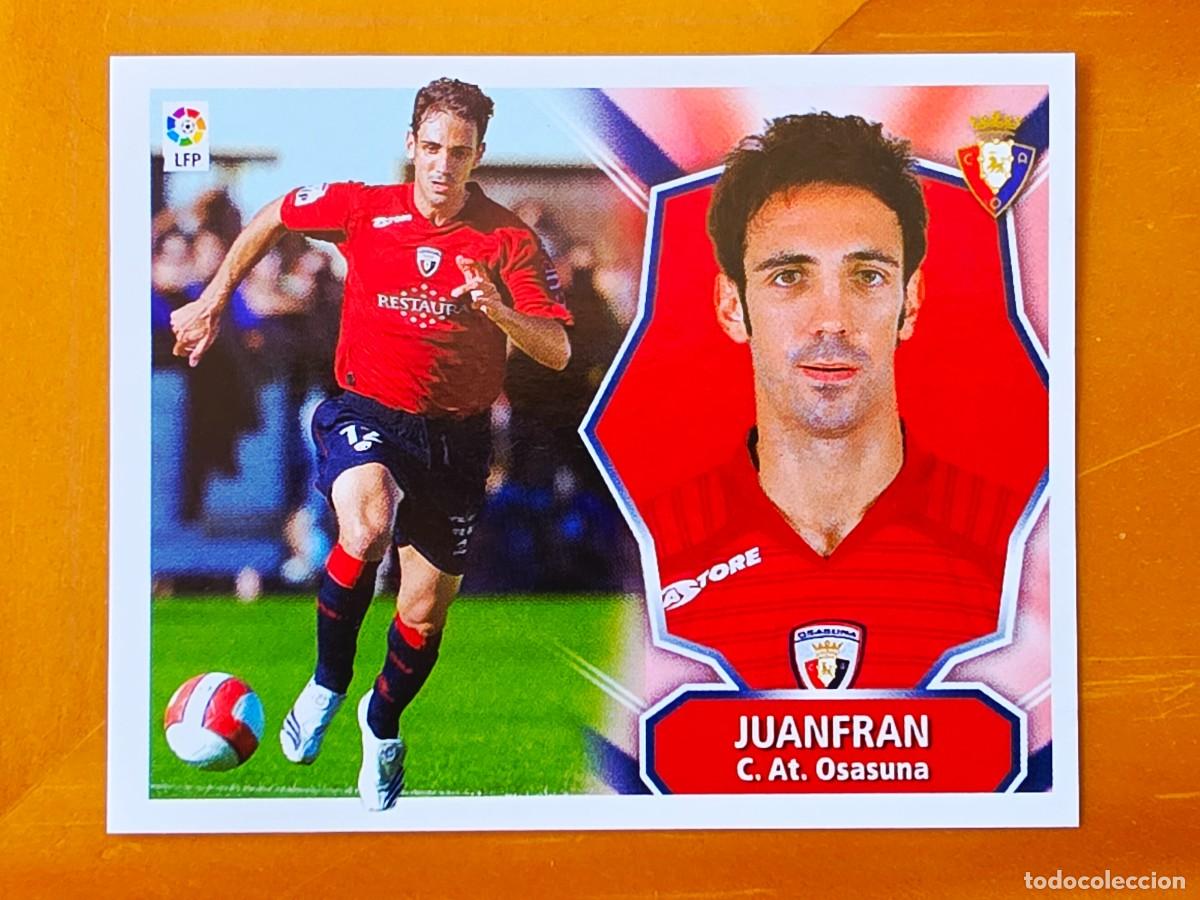 Fu&szlig;ball-Sticker: Juanfran Torres, CA Osasuna, Panini Ediciones Liga Este 2008 2009 08 09, sin pegar