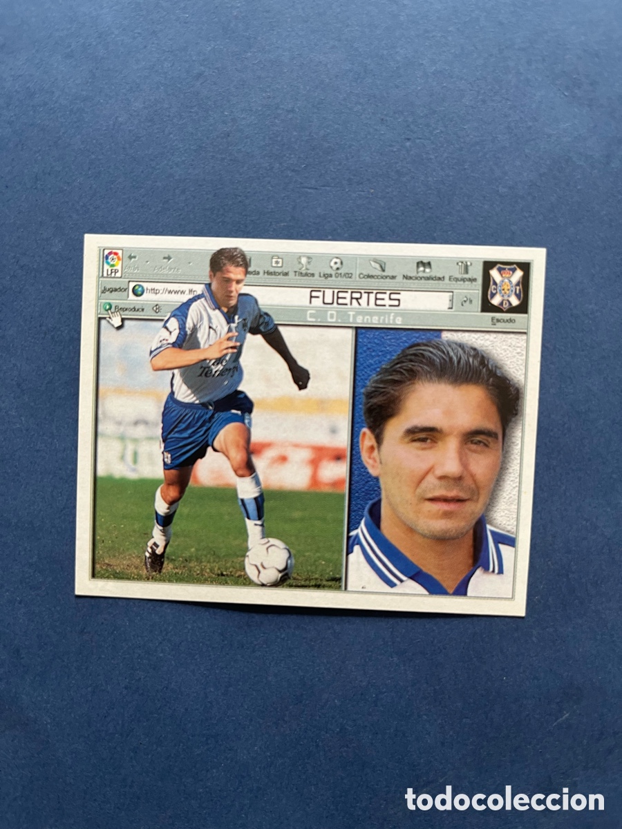 Fu&szlig;ball-Sticker: Fuertes Tenerife Este 2001-02 Fichaje 35 ( recuperado).