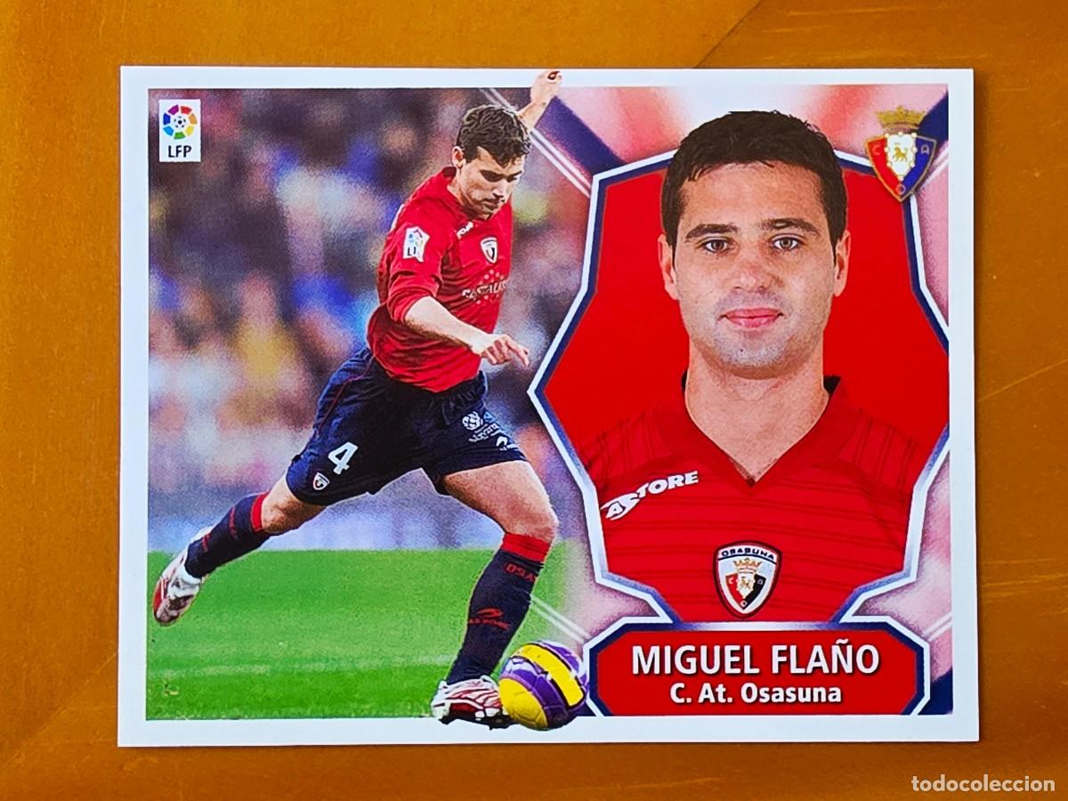 Cromos de f&uacute;tbol: Miguel Fla&ntilde;o, CA Osasuna, Panini Ediciones Liga Este 2008 2009 08 09, sin pegar