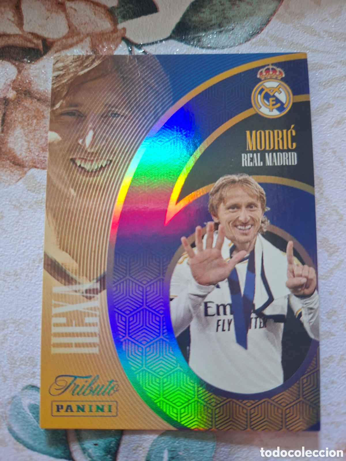 Cromos de f&uacute;tbol: Modric tributo madrid -H3 - Foto 1