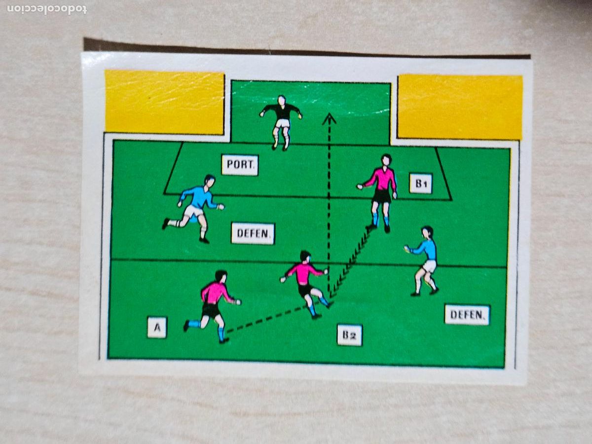 Cromos de f&uacute;tbol: N&ordm; 361 - HISTORIA Y T&Eacute;CNICA del futbol - Editorial Ruiz Romero 1971-1972, 71-72 - cromo recuperado