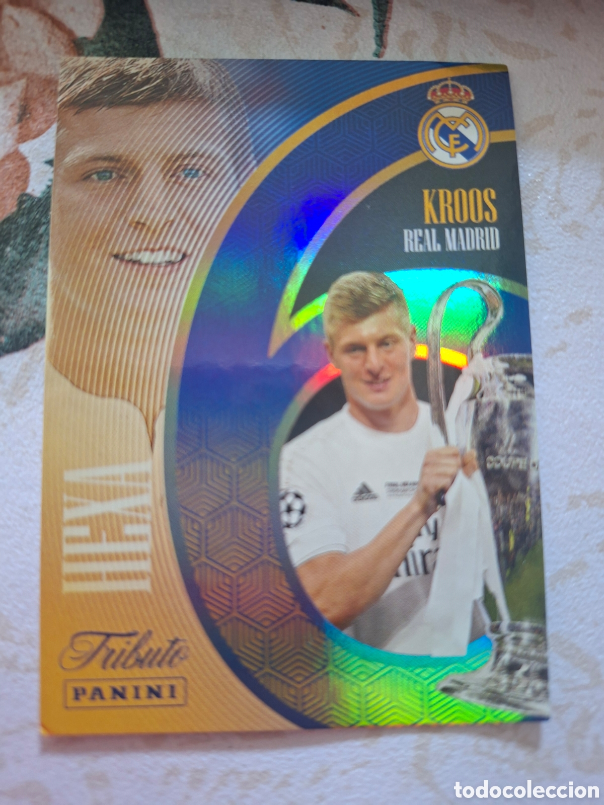 Cromos de f&uacute;tbol: Kross- tributo real Madrid H2