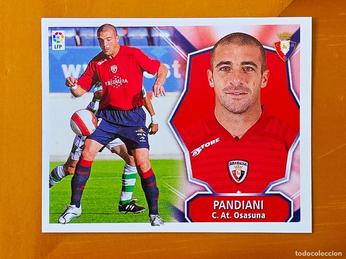 Cromos de f&uacute;tbol: Walter Pandiani, CA Osasuna, Panini Ediciones Liga Este 2008 2009 08 09, sin pegar