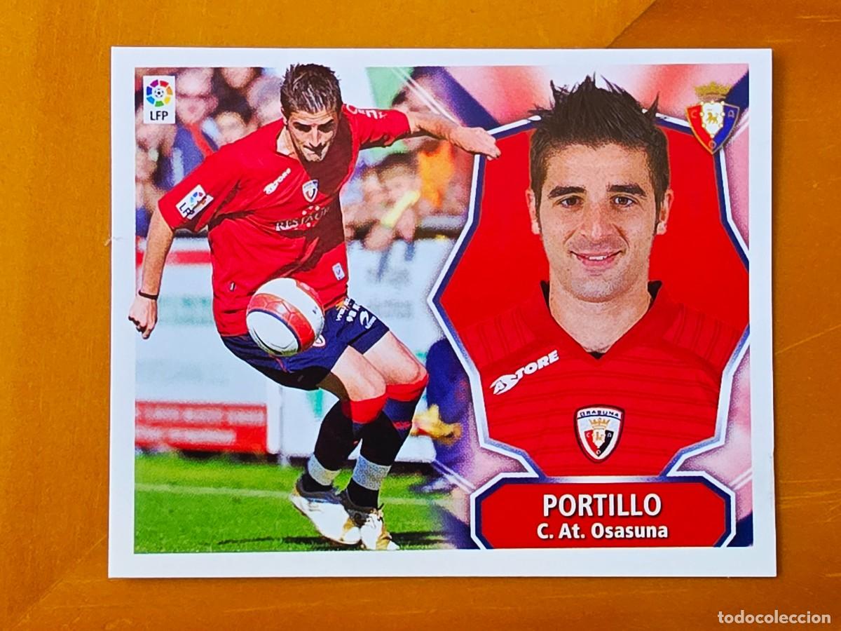 Cromos de f&uacute;tbol: Javier Portillo, CA Osasuna, Panini Ediciones Liga Este 2008 2009 08 09, sin pegar