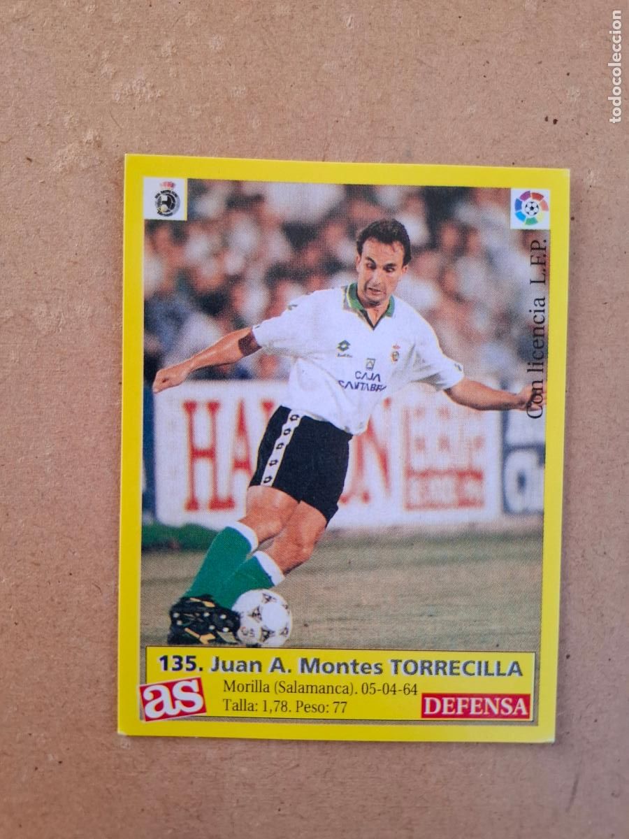 Cromos de f&uacute;tbol: LIGA 95 96 1995 1996 - AS - 135 TORRECILLA - RACING CLUB ( NUNCA PEGADO )