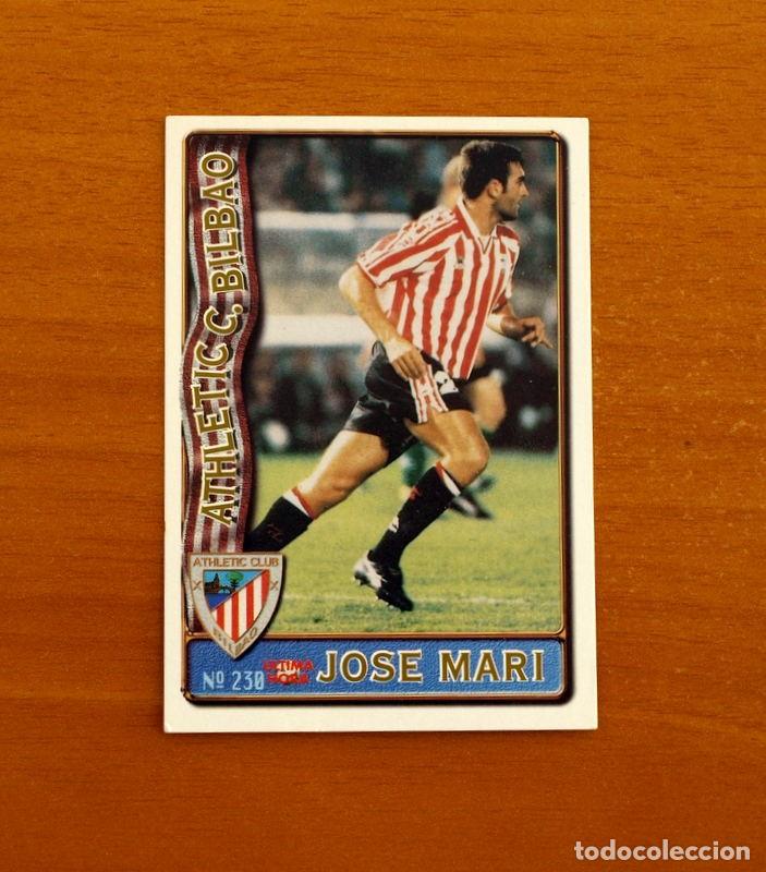 Cromos de f&uacute;tbol: Athletic Bilbao-230 Jos&eacute; Mari-&Uacute;ltima Hora-Mundicromo Las Fichas de la Liga de F&uacute;tbol 1996-1997-96-97