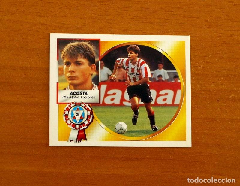 Cromos de f&uacute;tbol: Logro&ntilde;&eacute;s - Acosta - Fichaje n&ordm; 32 - Ediciones Este Liga 1994-1995, 94-95 - Nunca pegado