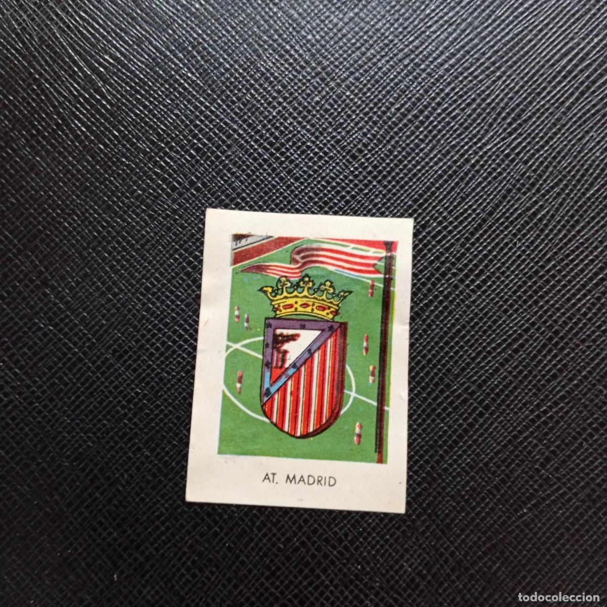 Cromos de f&uacute;tbol: 103 ESCUDO AT MADRID RUIZ ROMERO CAMPEONATOS 1959 1960 59 60 - DESPEGADO - A56 PG307