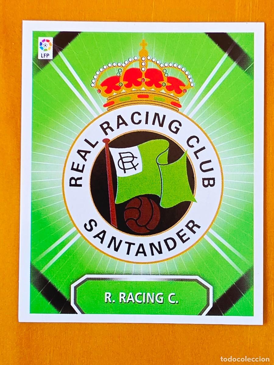Cromos de f&uacute;tbol: Escudo Racing de Santander, Panini Ediciones Liga Este 2008 2009 08 09, sin pegar