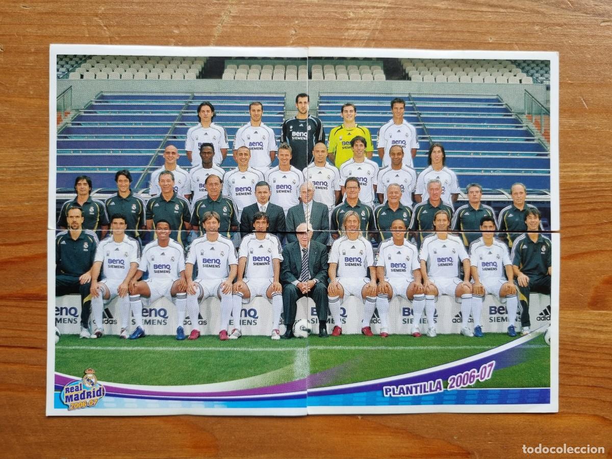 Fu&szlig;ball-Sticker: 2, 3, 4 y 5 PLANTILLA. Real Madrid 2006 2007 06 07 (Panini)