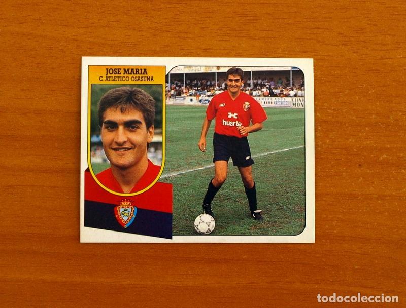 Cartes &agrave; collectionner de Football: Osasuna - Jos&eacute; Mar&iacute;a - Ediciones Este Liga 1991-1992, 91-92 - Nunca pegado