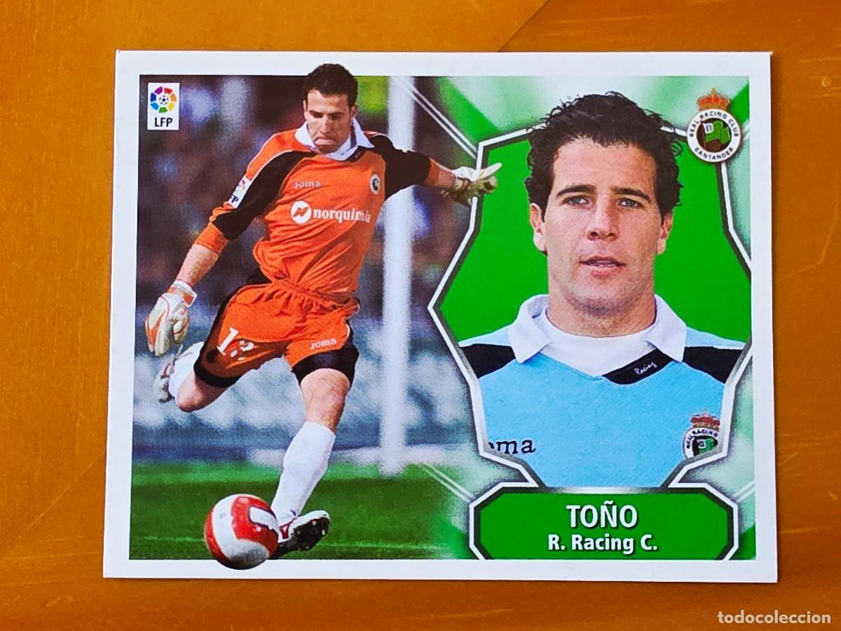 Cartes &agrave; collectionner de Football: To&ntilde;o Mart&iacute;nez, Racing de Santander, Panini Ediciones Liga Este 2008 2009 08 09, sin pegar