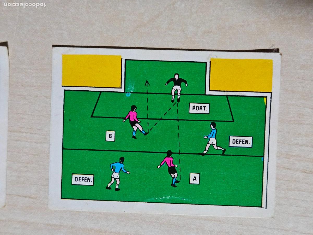 Cromos de f&uacute;tbol: N&ordm; 368 - HISTORIA Y T&Eacute;CNICA del futbol - Editorial Ruiz Romero 1971-1972, 71-72 - cromo recuperado