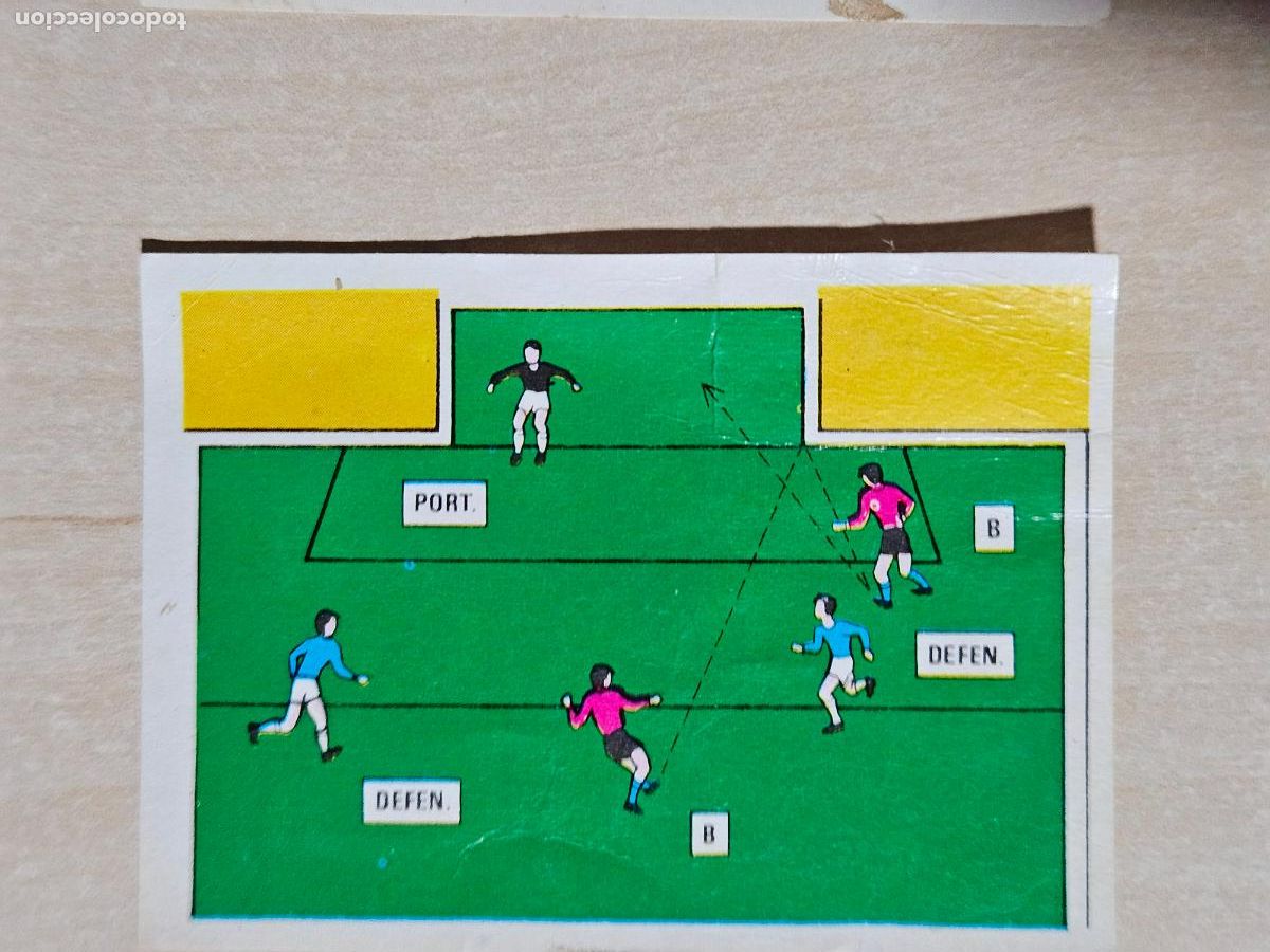 Cromos de f&uacute;tbol: N&ordm; 369 - HISTORIA Y T&Eacute;CNICA del futbol - Editorial Ruiz Romero 1971-1972, 71-72 - cromo recuperado