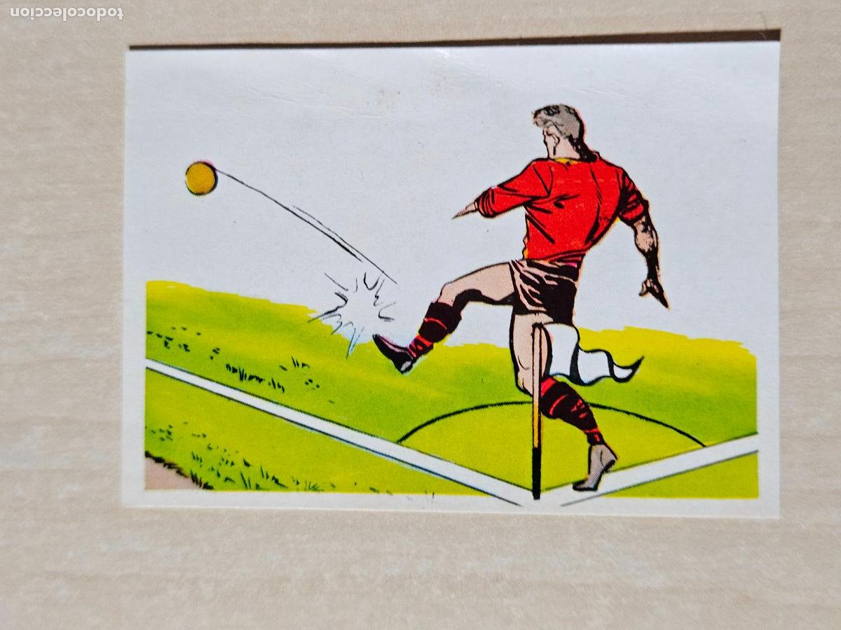 Cromos de f&uacute;tbol: N&ordm; 383 - HISTORIA Y T&Eacute;CNICA del futbol - Editorial Ruiz Romero 1971-1972, 71-72 - cromo recuperado