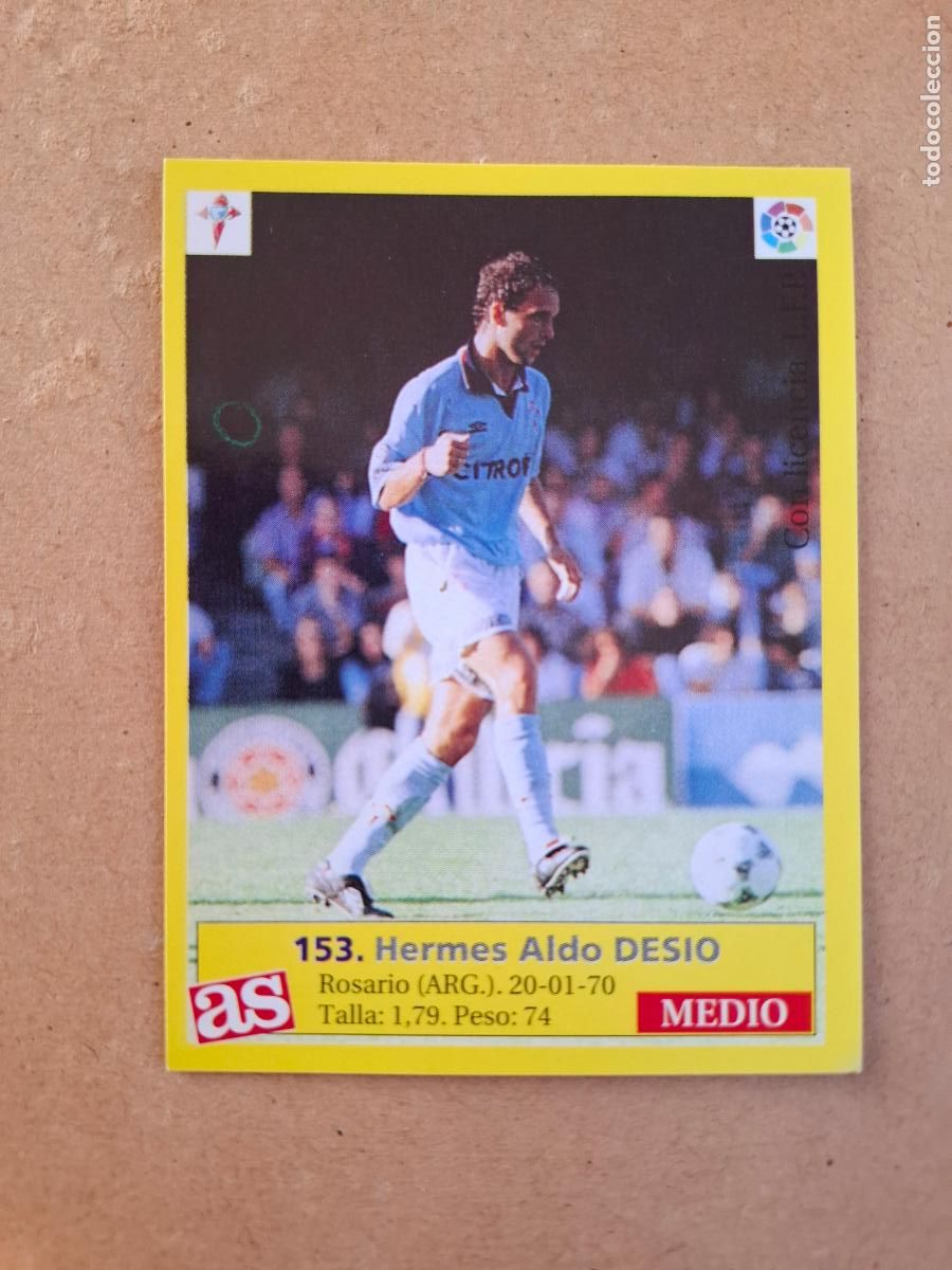 Cromos de f&uacute;tbol: LIGA 95 96 1995 1996 - AS - 153 DESIO - R.C. CELTA ( NUNCA PEGADO )