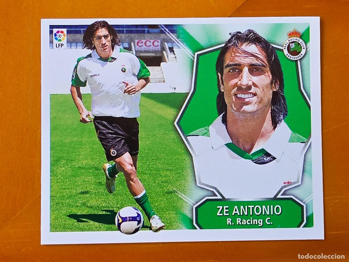 Cromos de f&uacute;tbol: Ze Antonio, Racing de Santander, Panini Ediciones Liga Este 2008 2009 08 09, sin pegar