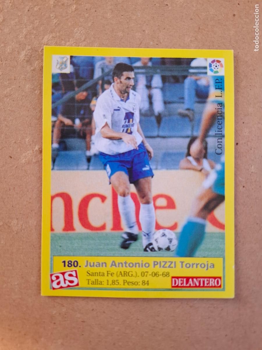 Cromos de f&uacute;tbol: LIGA 95 96 1995 1996 - AS - 180 PIZZI - C.D. TENERIFE ( NUNCA PEGADO )
