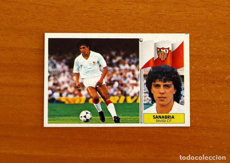 Cromos de f&uacute;tbol: Sevilla - Sanabria - Ediciones Este Liga 1986-1987, 86-87 - Nunca pegado