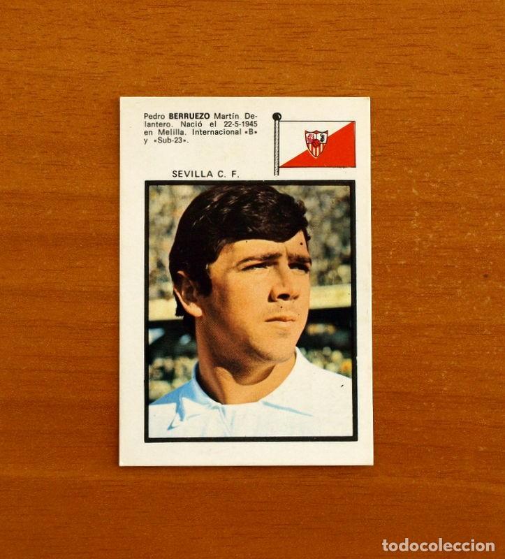 Cromos de f&uacute;tbol: Sevilla - Berruezo - Editorial Fher 1971-1972, 71-72 - Nunca pegado