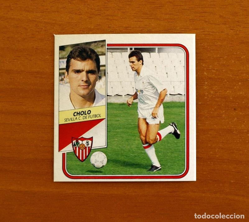 Cromos de f&uacute;tbol: Sevilla - Cholo - Ediciones Este Liga 1989-1990, 89-90 - Nunca pegado
