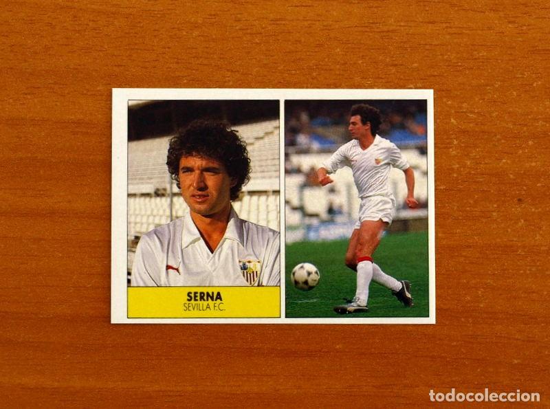 Cromos de f&uacute;tbol: Sevilla - Serna - Ediciones Festival 1987-1988, 87-88 - Nunca pegado
