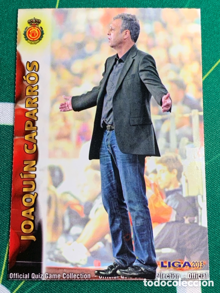 Cromos de f&uacute;tbol: 192 Joaqu&iacute;n Caparros Mallorca Manager MUNDICROMO LIGA FUTBOL QUIZ GAME 2012 2013 12 13