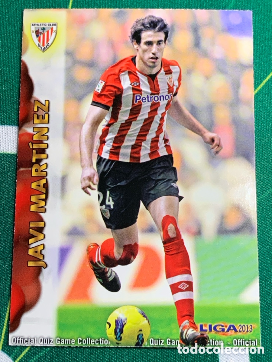 Fu&szlig;ball-Sticker: 254a Javi Mart&iacute;nez Athletic Bilbao Base card MUNDICROMO LIGA FUTBOL QUIZ GAME 2012 2013 12 13