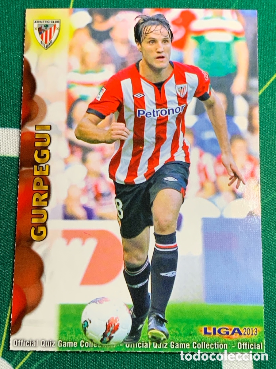 Fu&szlig;ball-Sticker: 253 Gurpegui Athletic Bilbao Base card MUNDICROMO LIGA FUTBOL QUIZ GAME 2012 2013 12 13
