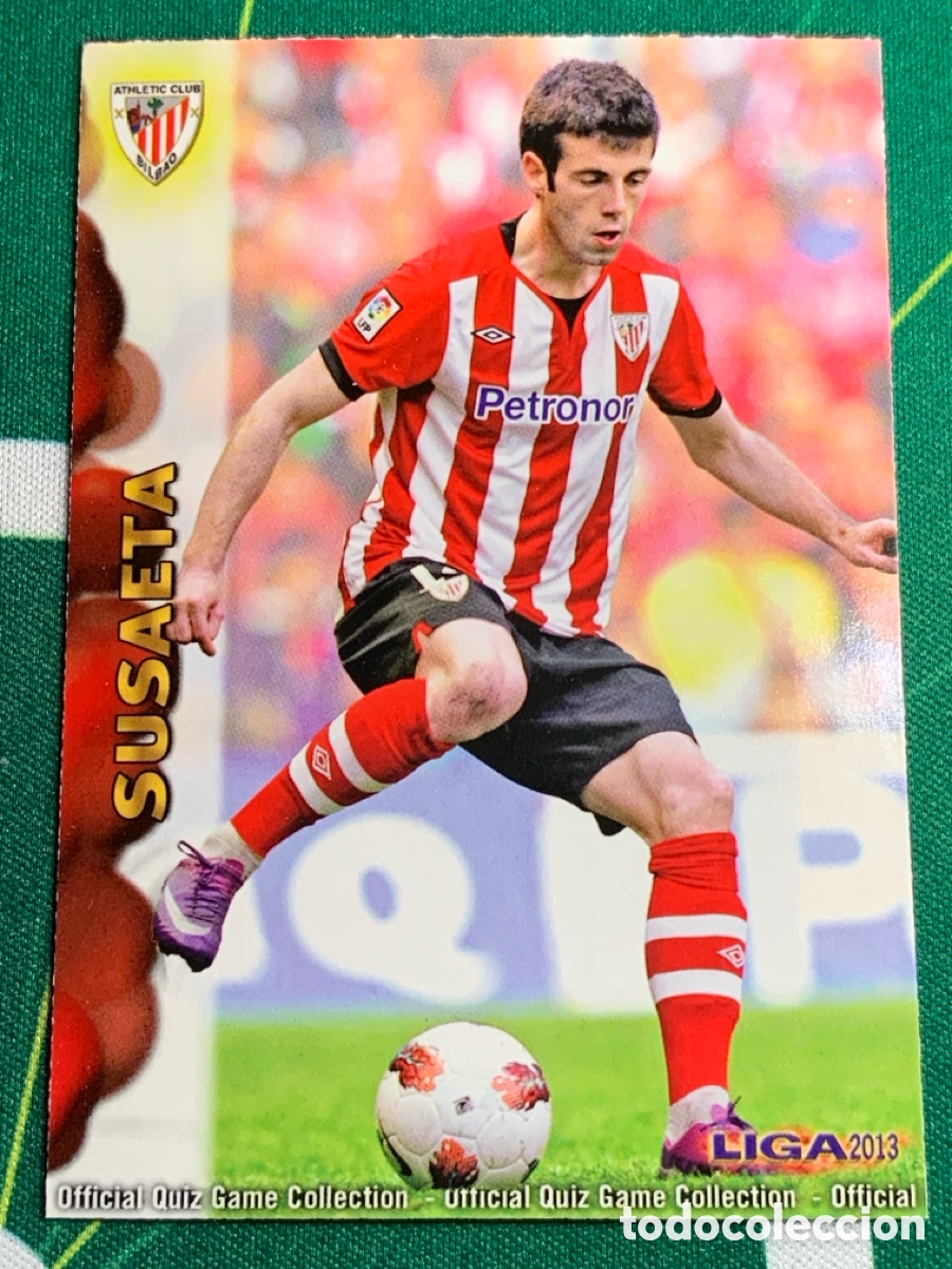 Cromos de f&uacute;tbol: 255 Susaeta Athletic Bilbao Base card MUNDICROMO LIGA FUTBOL QUIZ GAME 2012 2013 12 13