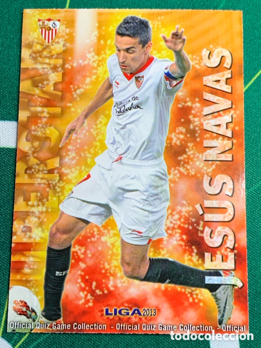 Fu&szlig;ball-Sticker: 241 Jes&uacute;s Navas Sevilla Superstar MUNDICROMO LIGA FUTBOL QUIZ GAME 2012 2013 12 13