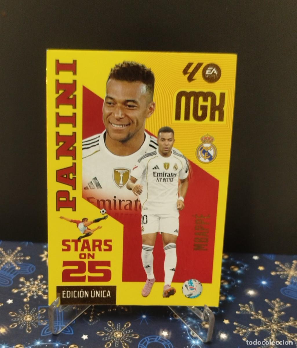 Cromos de f&uacute;tbol: Cromo 450 Mbappe Stars on 25 MGK 26/27