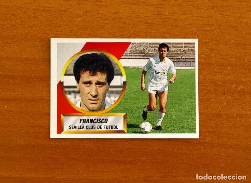 Cromos de f&uacute;tbol: Sevilla - Francisco N&ordm; 9 - Ediciones Este Liga 1988-1989, 88-89 - Nunca pegado