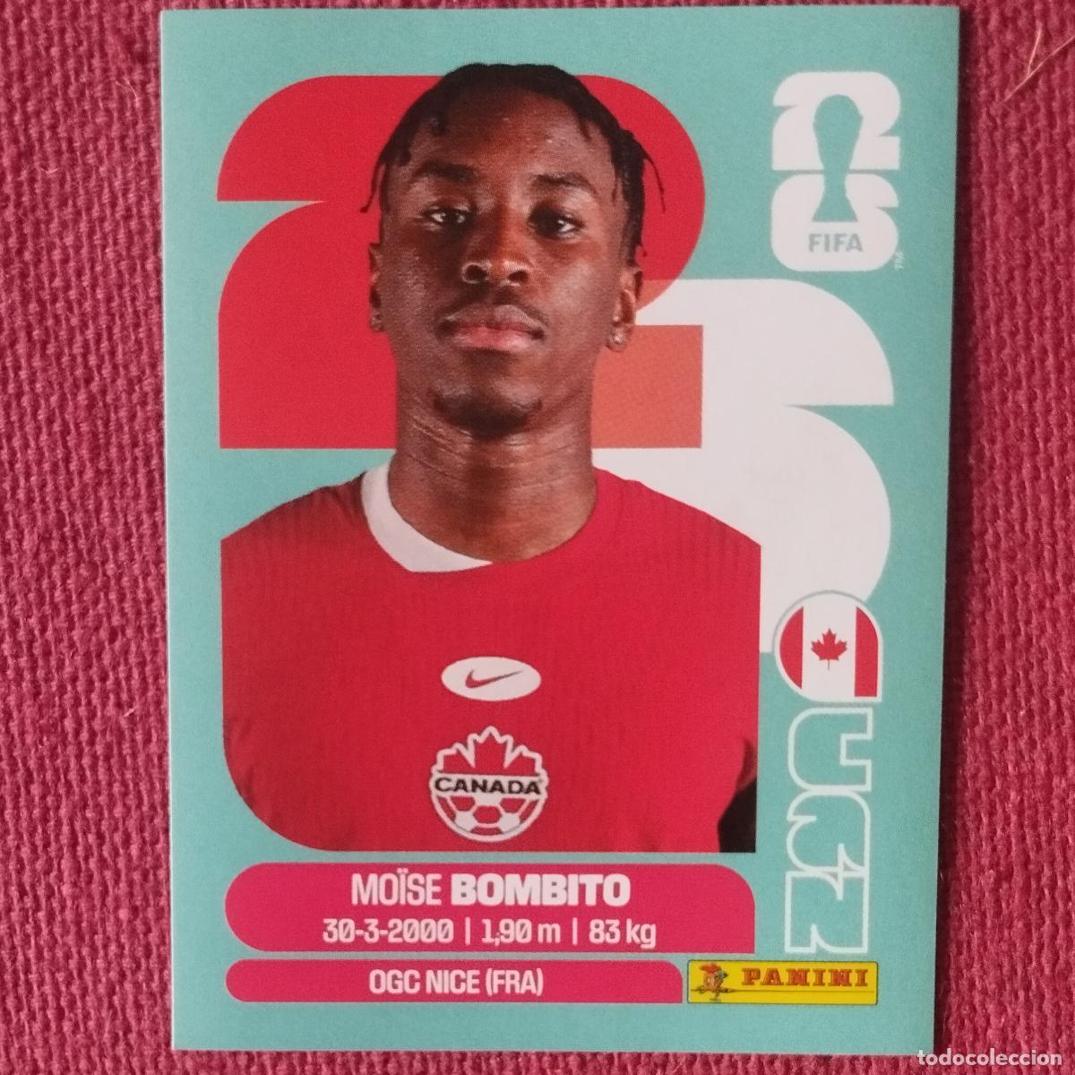 Cromos de f&uacute;tbol: MOISE BOMBITO - CANADA - CAN 8 - MUNDIAL DE FUTBOL 2026 - FIFA WORLD CUP