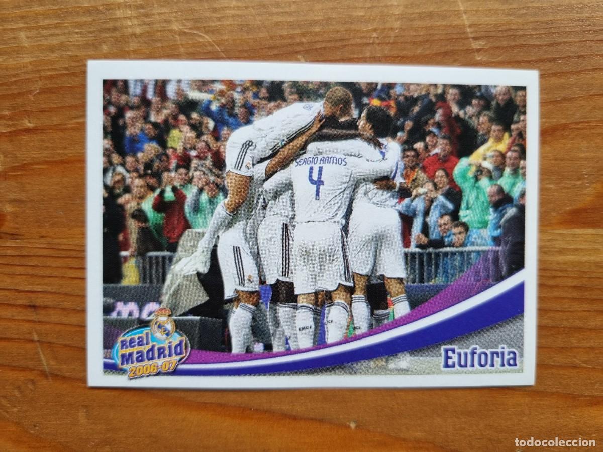 Cromos de f&uacute;tbol: 10 EUFORIA. Real Madrid 2006 2007 06 07 (Panini)