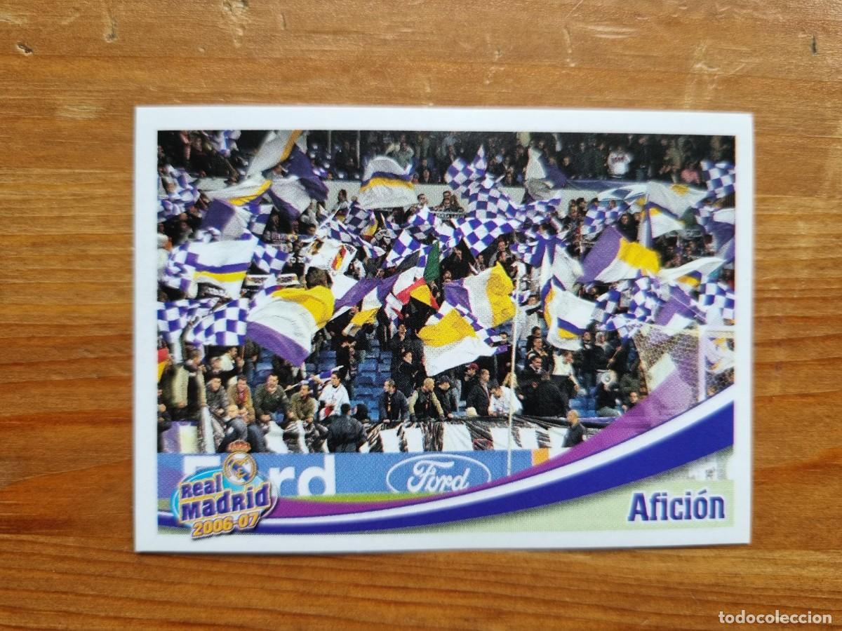 Cromos de f&uacute;tbol: 13 AFICI&Oacute;N. Real Madrid 2006 2007 06 07 (Panini)