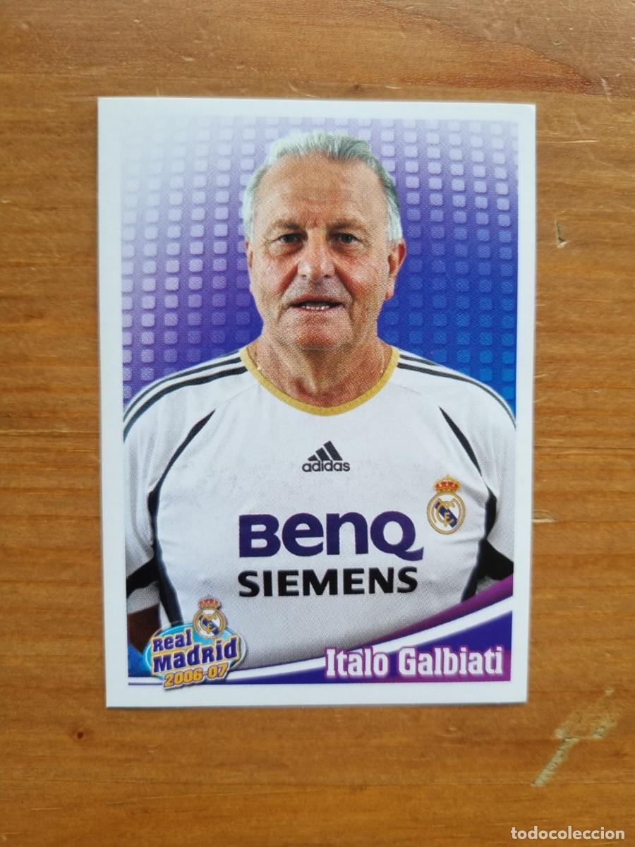 Cromos de f&uacute;tbol: 17 ITALO GALBIATI. Real Madrid 2006 2007 06 07 (Panini)