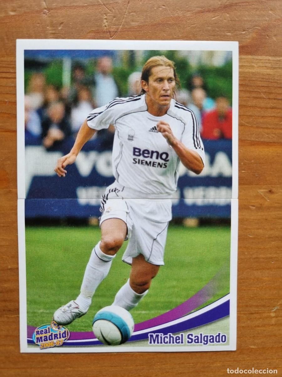 Cromos de f&uacute;tbol: 32 y 33 MICHEL SALGADO. Real Madrid 2006 2007 06 07 (Panini)