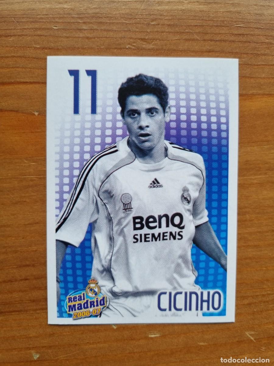 Cromos de f&uacute;tbol: 42 CICINHO. Real Madrid 2006 2007 06 07 (Panini)