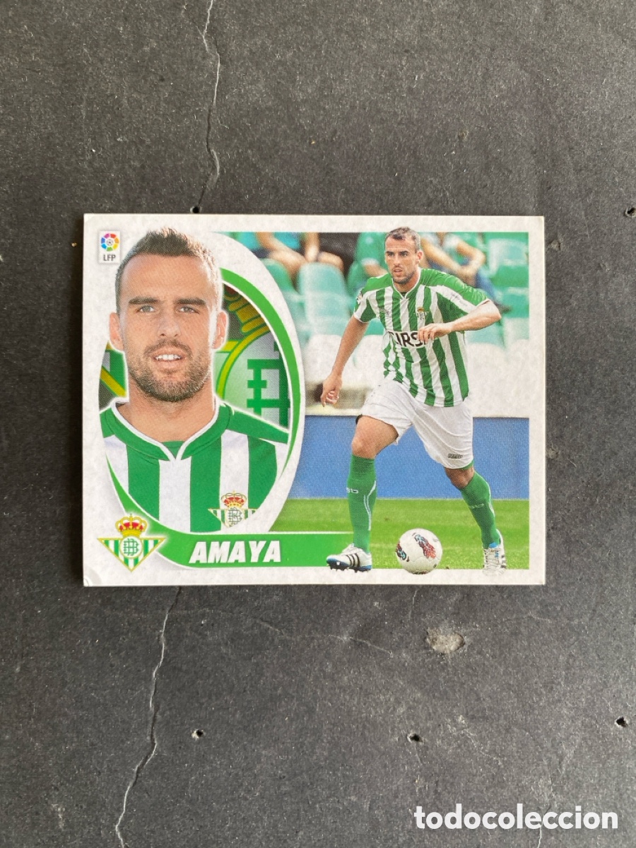 Cromos de f&uacute;tbol: Cromo liga 12/13 R Betis N* 6 B