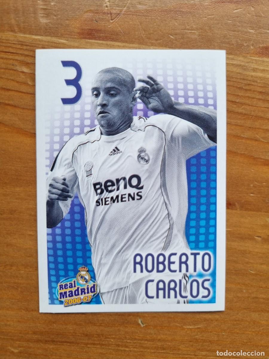 Cromos de f&uacute;tbol: 78 ROBERTO CARLOS. Real Madrid 2006 2007 06 07 (Panini)