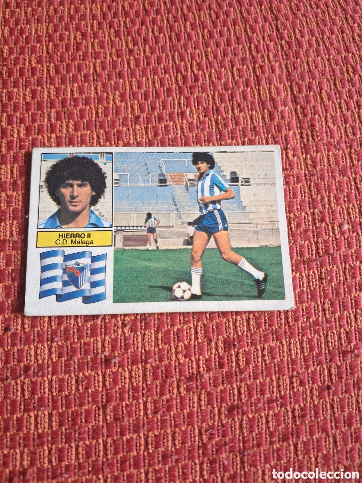 Cromos de f&uacute;tbol: Liga este 82 83 hierro II baja del M&aacute;laga recuperado del &aacute;lbum ver fotos