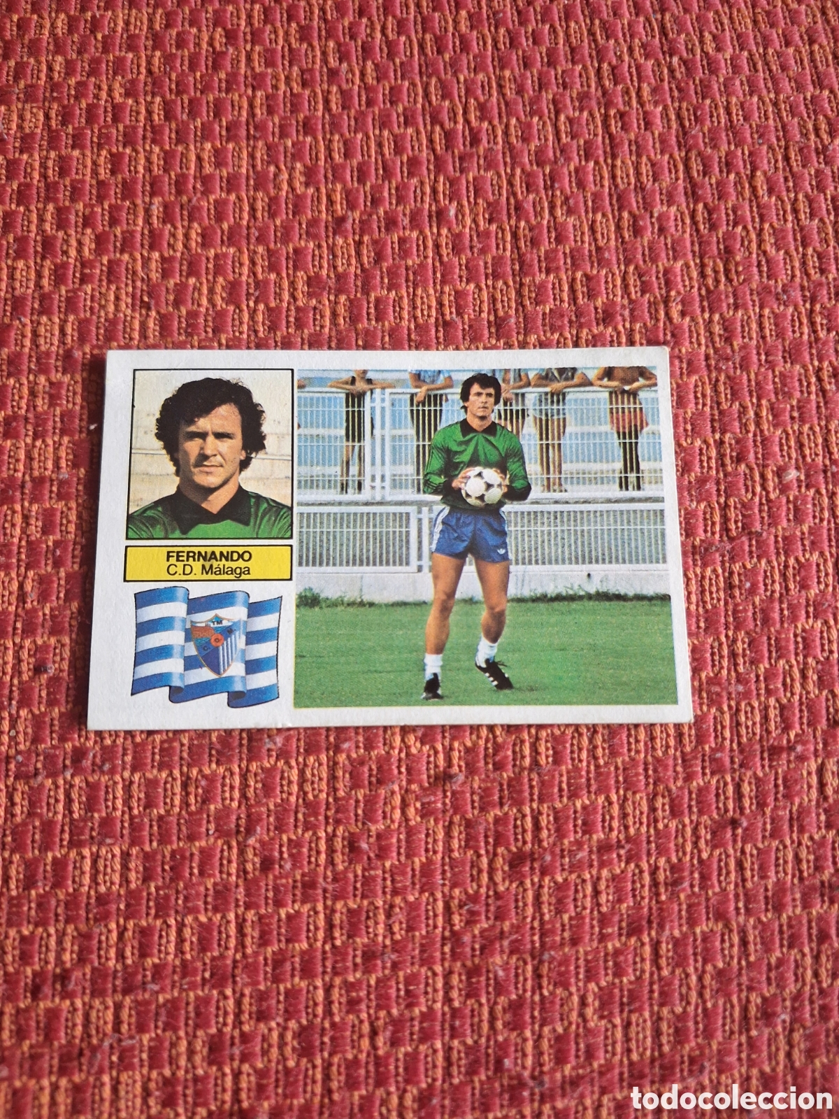 Cromos de f&uacute;tbol: Liga este 82 83 Fernando coloca del M&aacute;laga recuperado del &aacute;lbum ver fotos