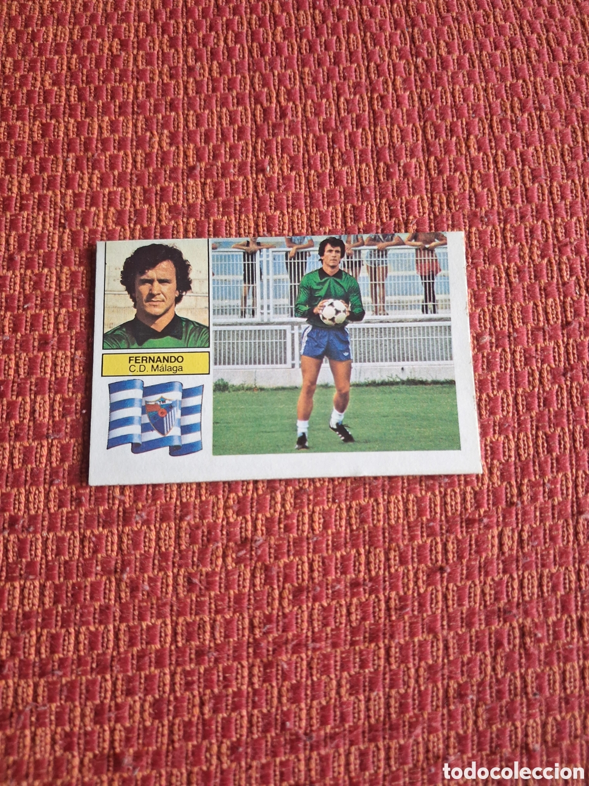 Cromos de f&uacute;tbol: Liga este 82 83 Fernando coloca del M&aacute;laga recuperado del &aacute;lbum ver fotos