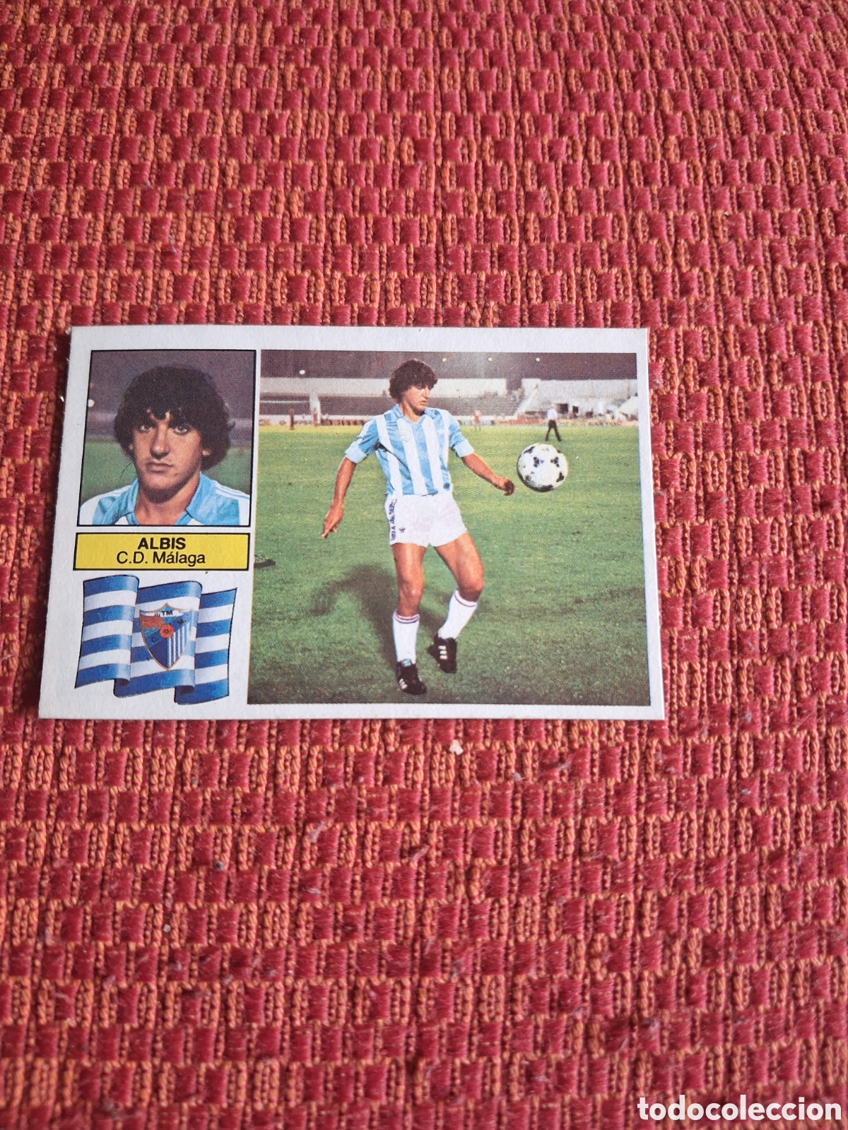 Cromos de f&uacute;tbol: Liga este 82 83 albis coloca del M&aacute;laga recuperado del &aacute;lbum ver fotos
