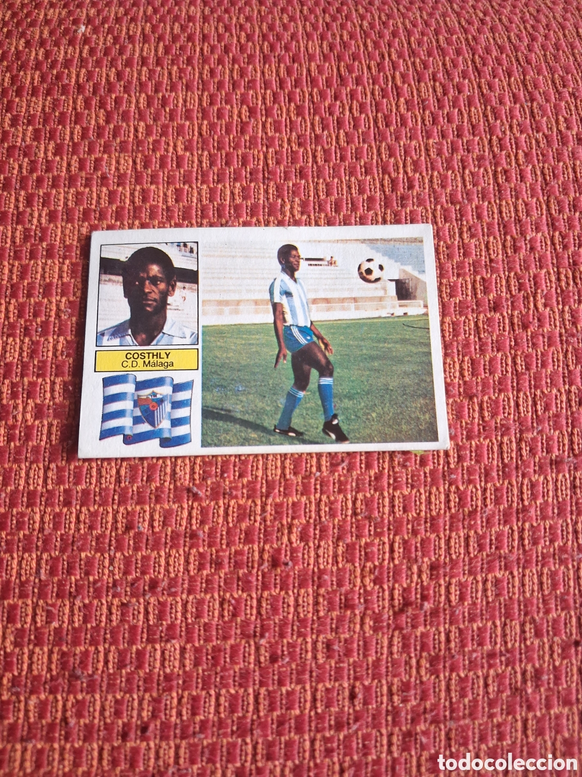 Cromos de f&uacute;tbol: Liga este 82 83 costhly fichaje N 27 del M&aacute;laga recuperado del &aacute;lbum ver fotos