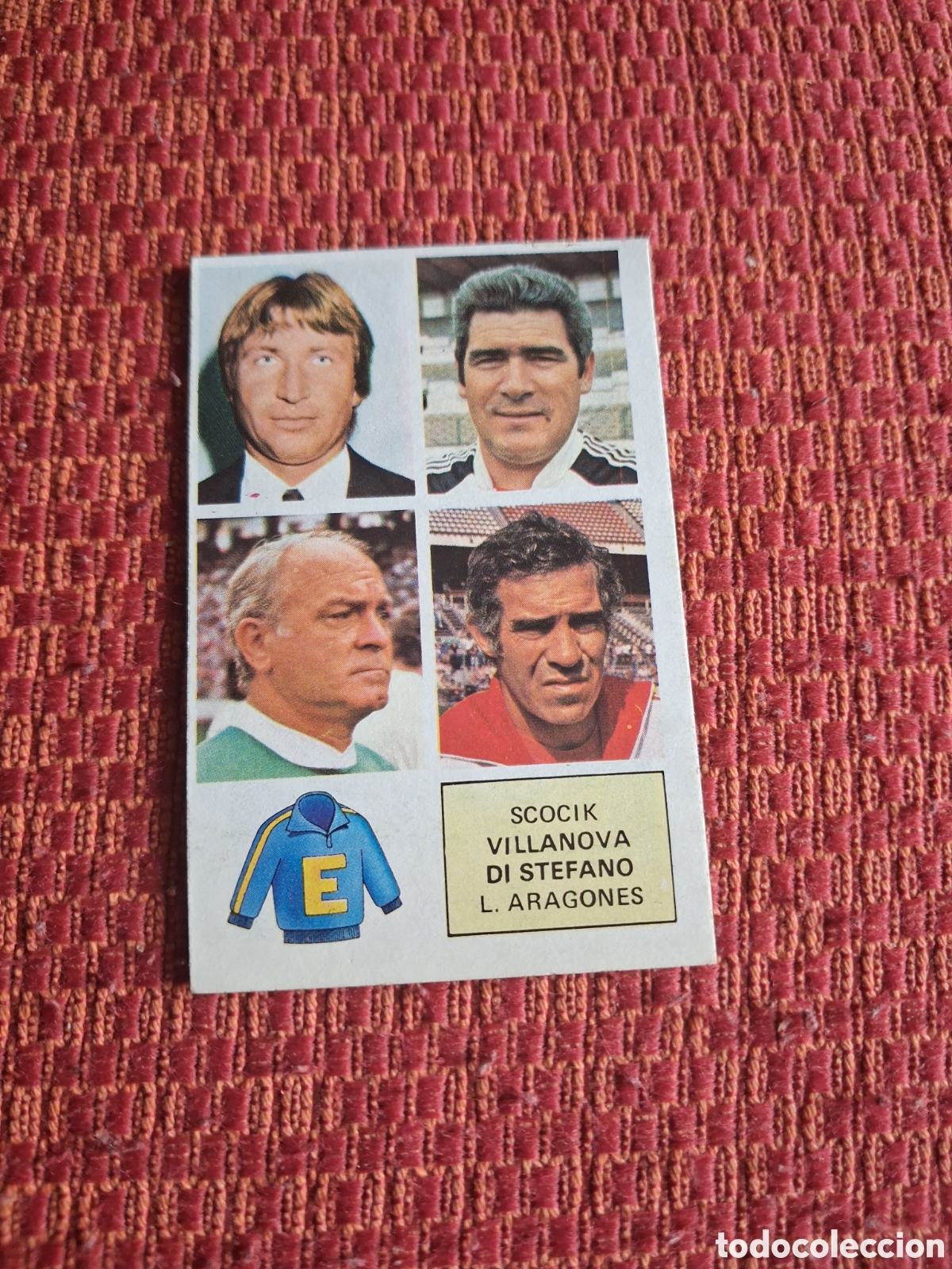 Cromos de f&uacute;tbol: Liga este 82 83 entrenadores scocik, villanova, di Stefano, aragon&eacute;s recuperado del &aacute;lbum ver fotos