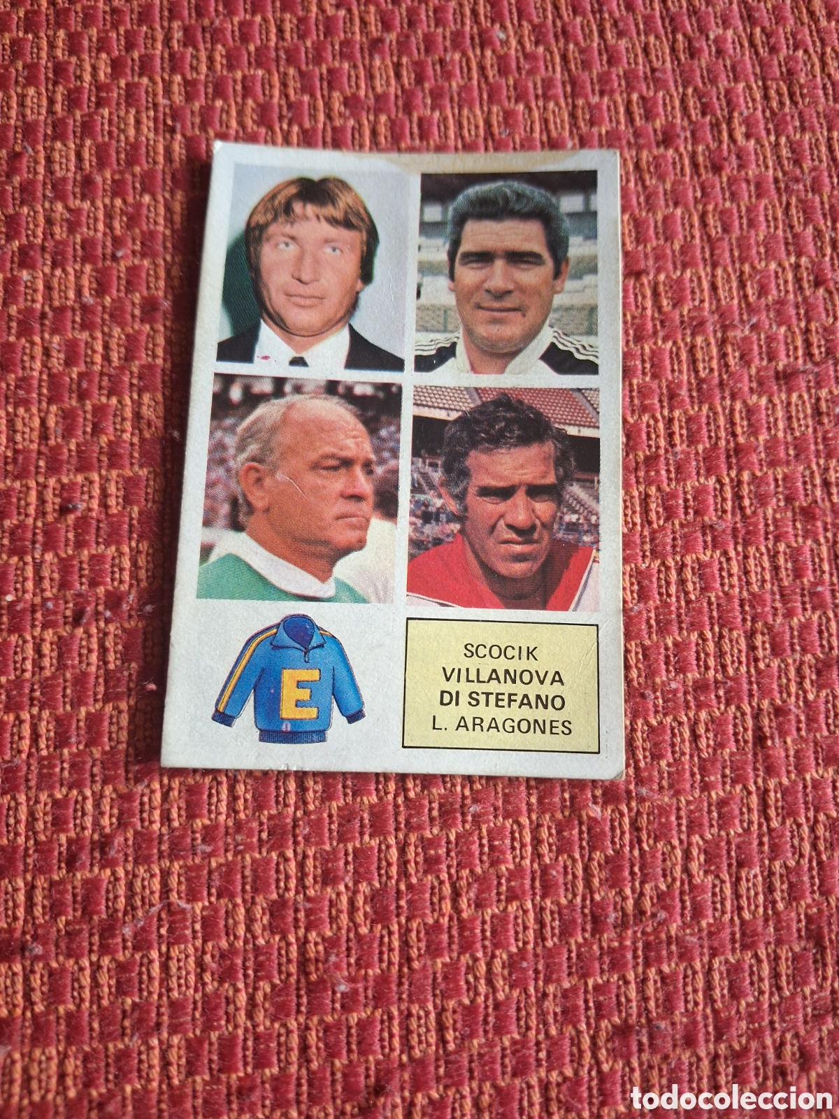 Cromos de f&uacute;tbol: Liga este 82 83 entrebadores scocik, villanova, di Stefano, aragon&eacute;s recuperado del &aacute;lbum ver fotos